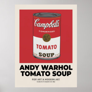 Poster Soupe de tomates Campbells