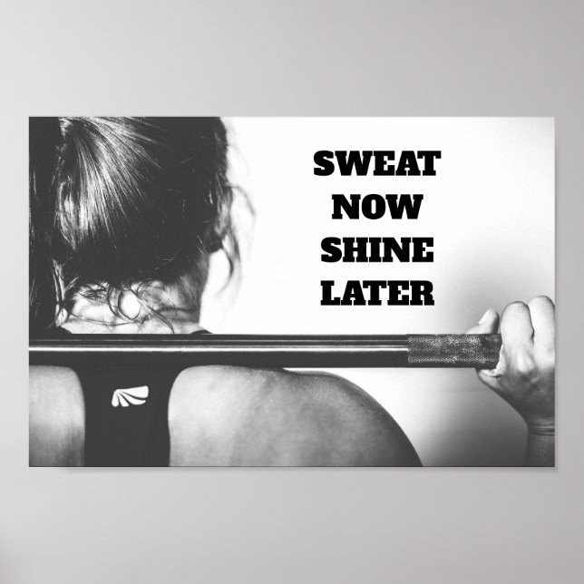 Poster Soupe d'entraînement de gym motivationnelle Mainte (Devant)