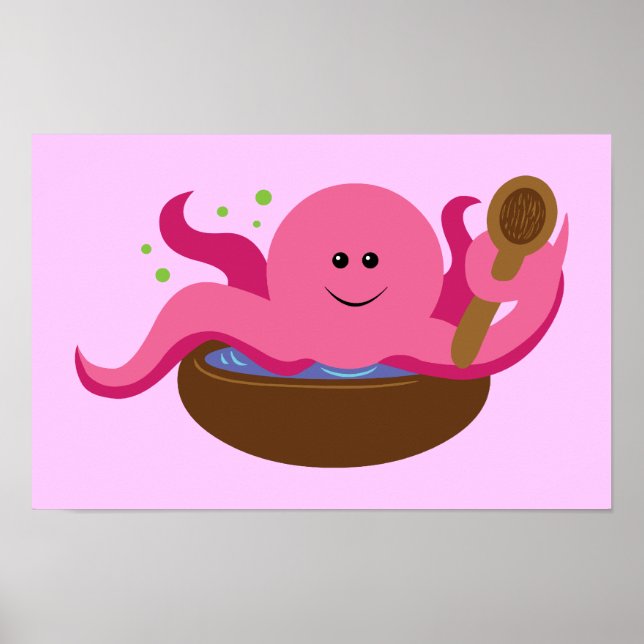 Poster Soupe d'octopus (Devant)
