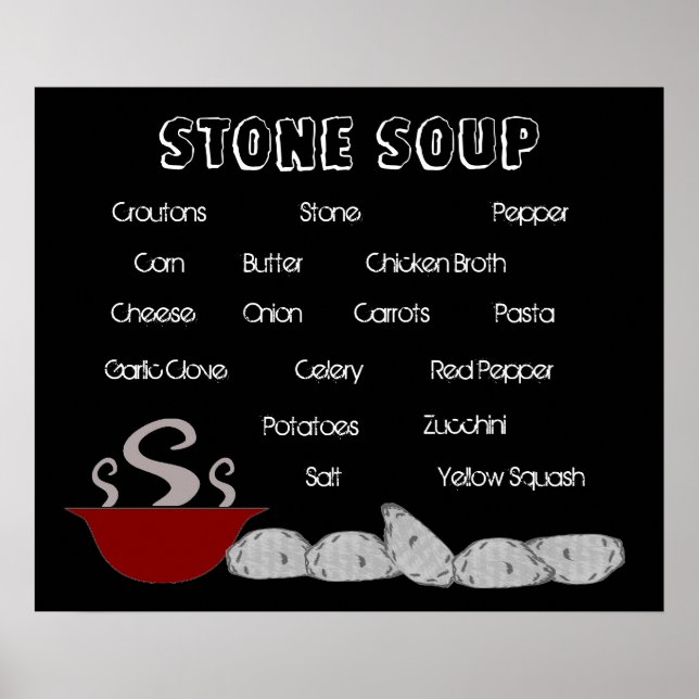 Poster soupe en pierre (Devant)