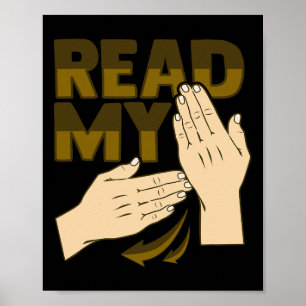 Poster Sourds sourds et sourds à la main SSA Sensibilisat
