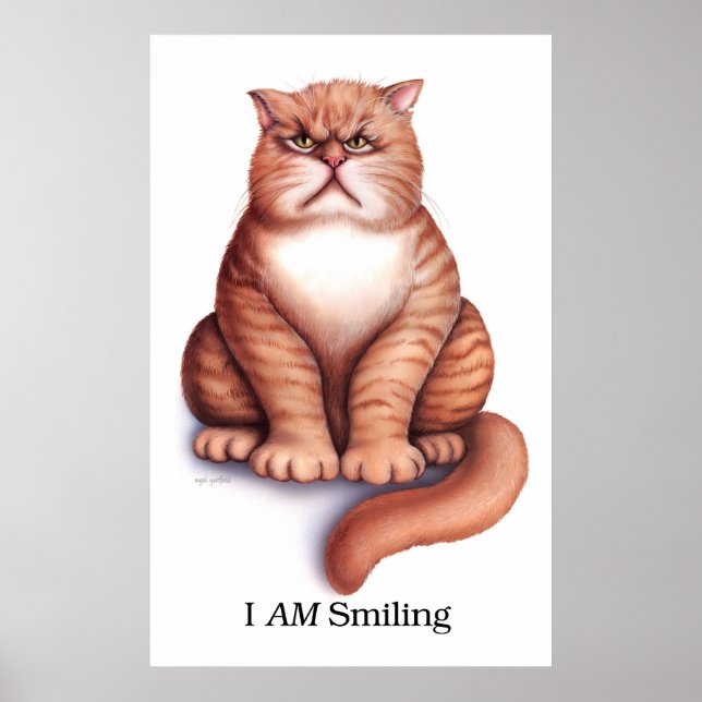 Poster souriant (Devant)