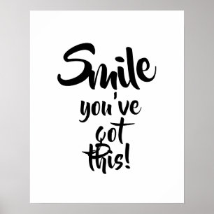 Poster souriez que vous avez ceci