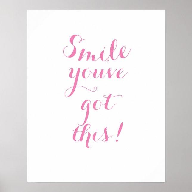 Poster Souriez que vous avez ceci (Devant)