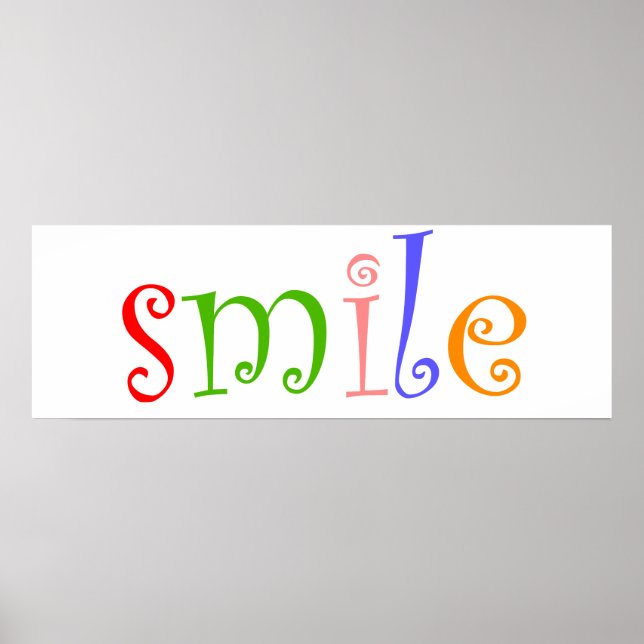 Poster Sourire (Devant)