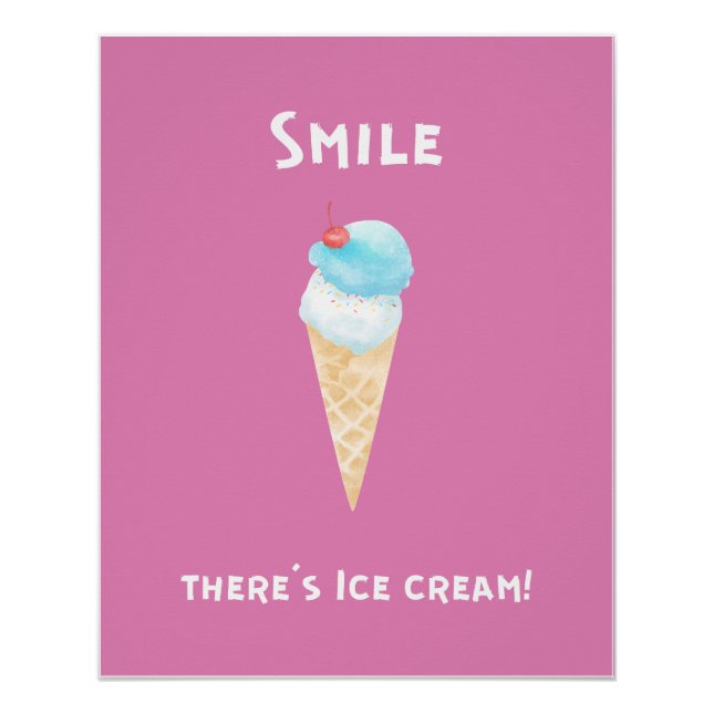 Poster Sourire (Devant)