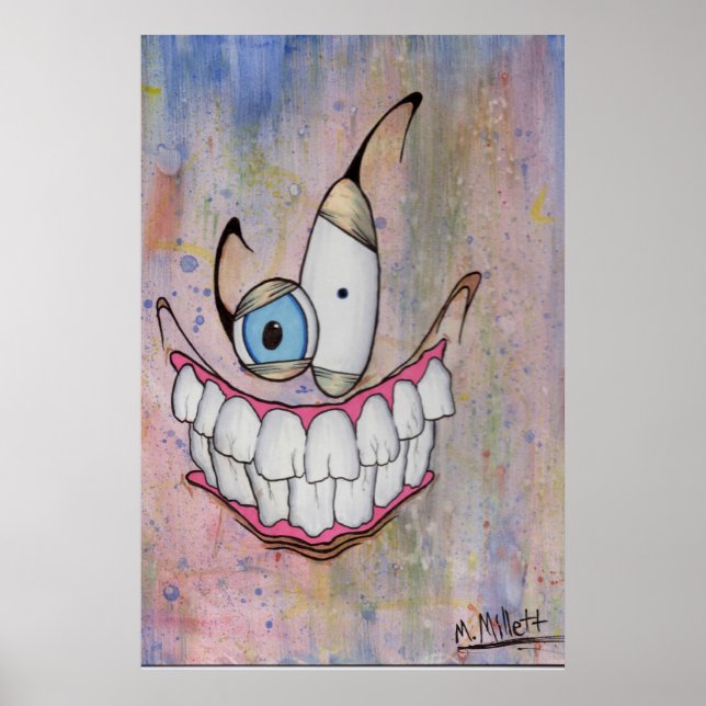 Poster sourire déplaisant (Devant)