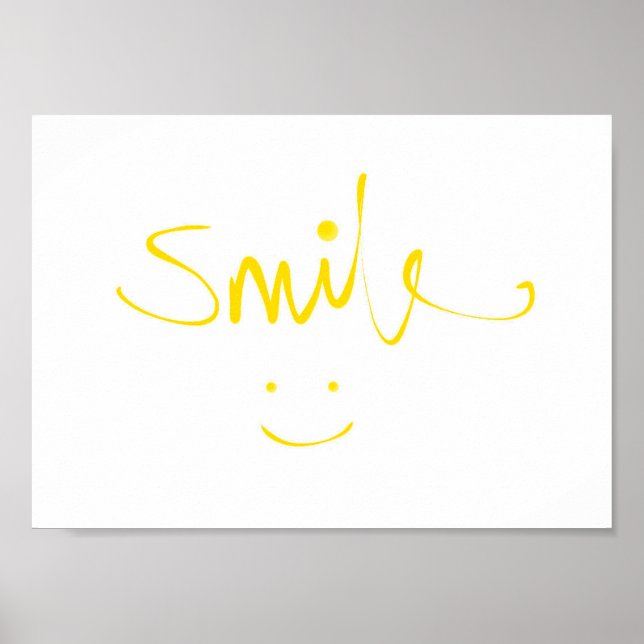 Poster Sourire face (affiche) (Devant)