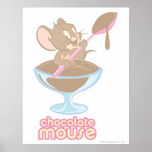 Poster Souris au chocolat Jerry
