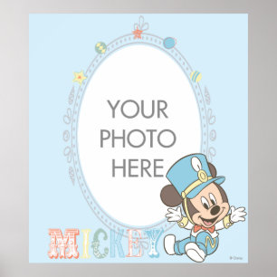 Poster Souris bébé Mickey personnalisable