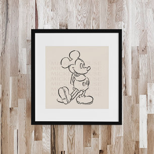 Poster Souris Disney Mickey en double