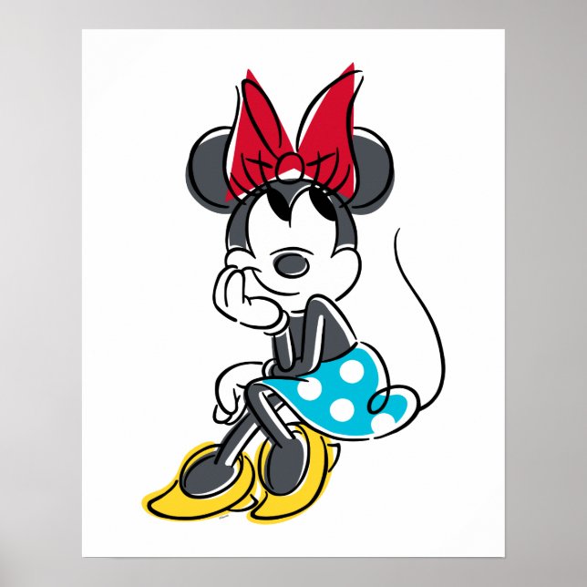 Poster Souris Disney Minnie | Minnie Eye Roll (Devant)