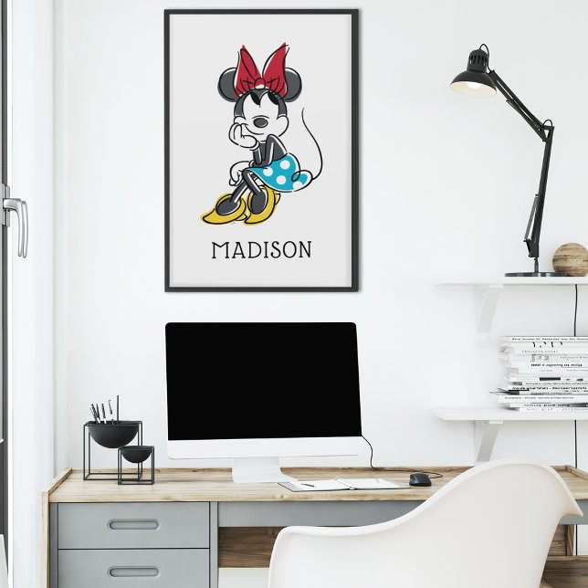 Poster Souris Disney Minnie personnalisée | Minnie Eye Ro (Créateur téléchargé)