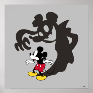 Poster Souris éffrayant Halloween Mickey