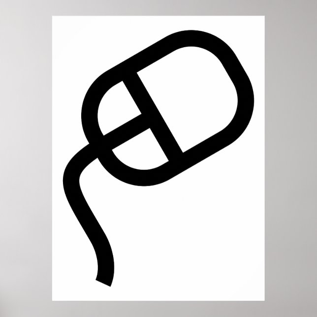 Poster Souris informatique (Devant)