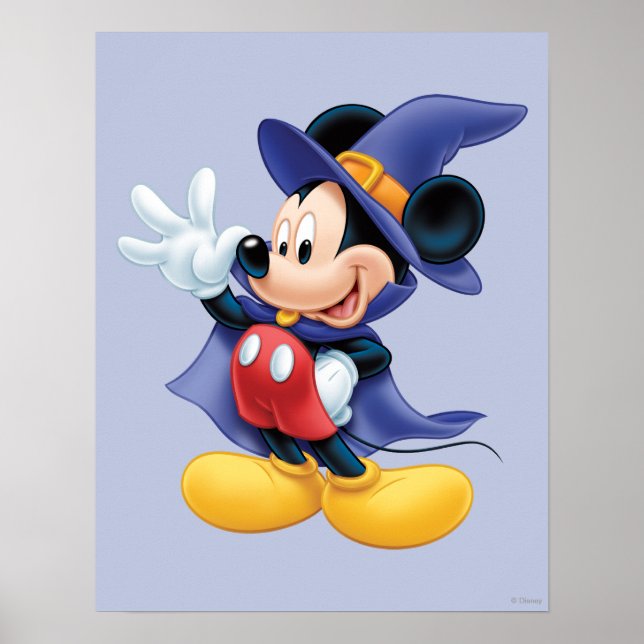Poster Souris Mickey Halloween 2 (Devant)