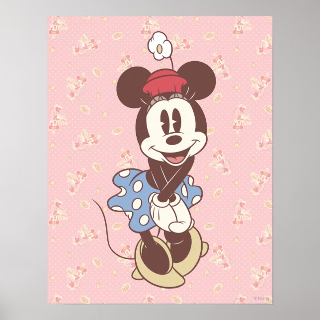 Poster Souris Minnie classique (Devant)