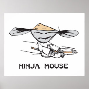Poster Souris Ninja