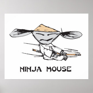 Poster Souris Ninja
