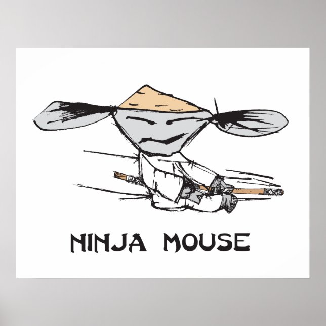 Poster Souris Ninja (Devant)