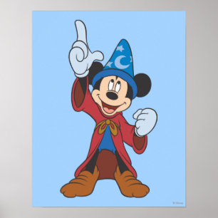 Poster Souris Sorcerer Mickey