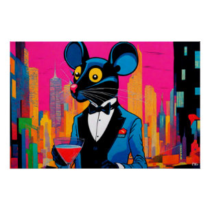 POSTER SOURIS SUR LA VILLE 2