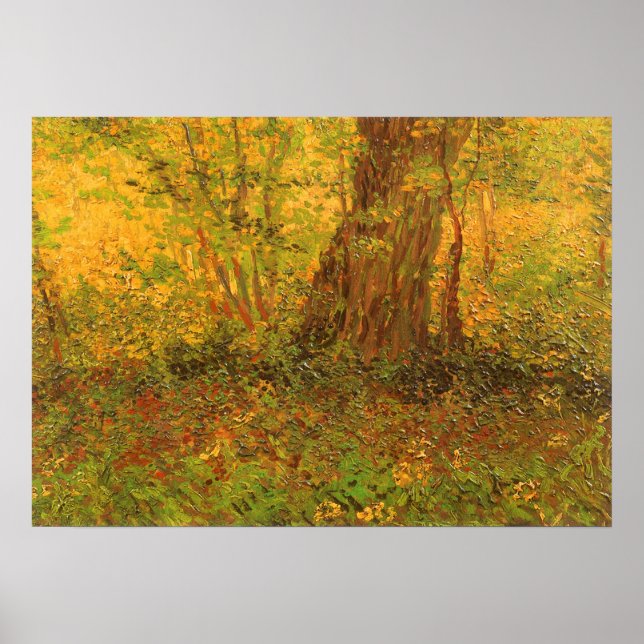 Poster Sous-développement par Vincent van Gogh, Art Vinta (Devant)