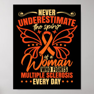 Poster Sous-Estimer Une Femme Qui Lutte Contre Plusieurs