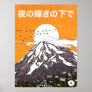 Poster sous la lueur du soir
