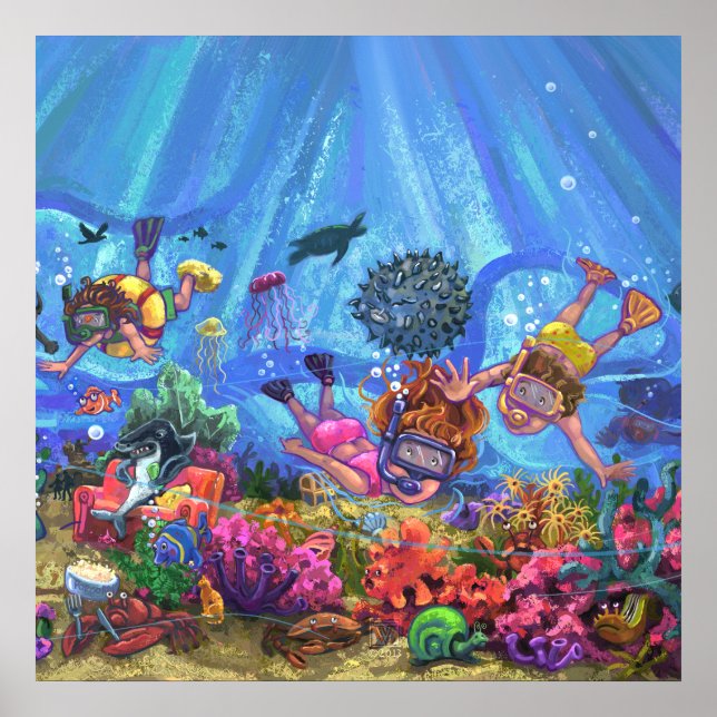 Poster Sous la mer (Devant)