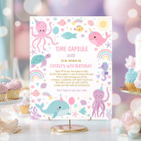 Sous la mer Anniversaire de fête heure Capsule