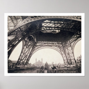 Poster Sous la Tour Eiffel, avant de monter, de "L"