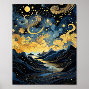 Poster Sous la Voie lactée 🌌