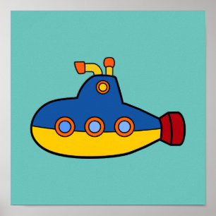 Poster Sous Le Thème De La Mer Illustration Sous-Marine