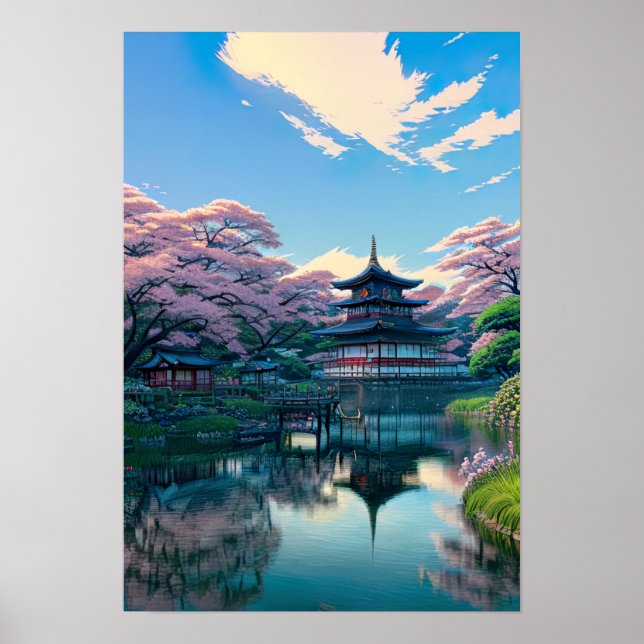 Poster Sous les fleurs, Sanctuaire de la campagne (Devant)