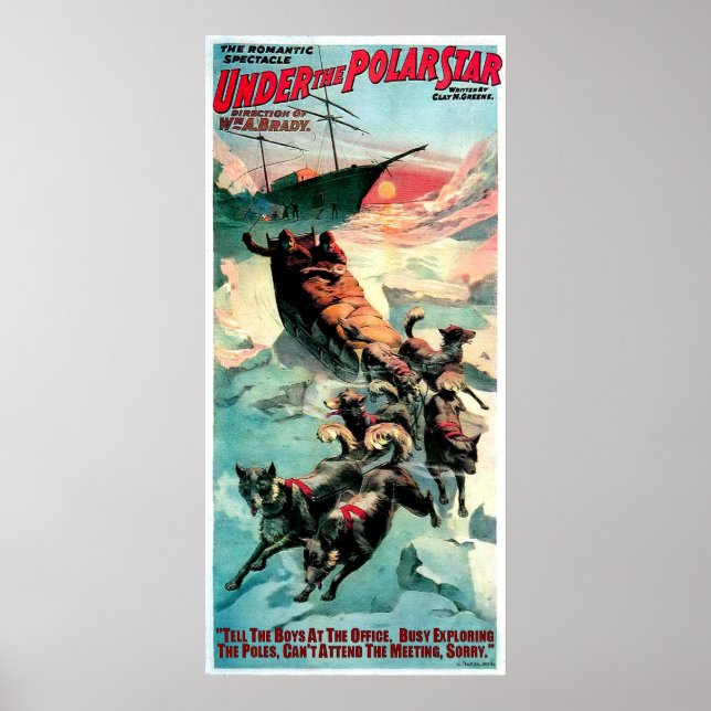 POSTER SOUS L'ÉTOILE POLAIRE (Devant)