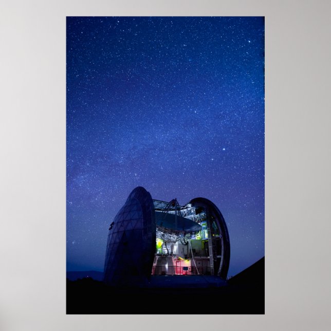 Poster Sous-millimètre Cal Tech Observatory | Hawaii (Devant)