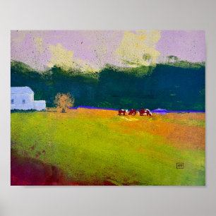 Poster Sous un ciel champêtre 