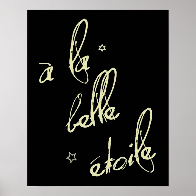 Poster Sous Une Belle Étoile (Devant)