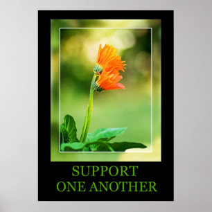 Poster Soutenez les uns les autres