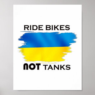 Poster Soutenir les Ukrainiens Chemises Drapeau Ukraine A