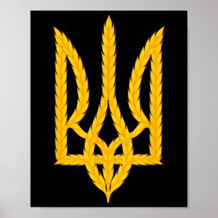 Poster Soutenir l'Ukraine Ukraine Soutenez Zelensky Paix