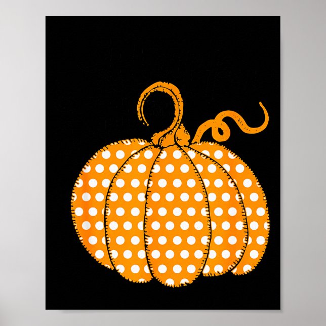 Poster Southern Autumn Happy Fall Yall - Its Fall Lka Dot (Devant)
