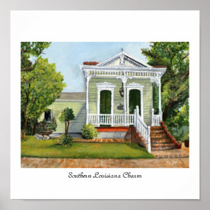 Poster Southern Louisiana Charm