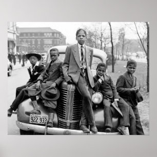 Poster Southside Chicago Boys, 1941. Photo vintage