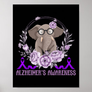 Poster Soutien à la famille d'éléphants mignons Heimerhei