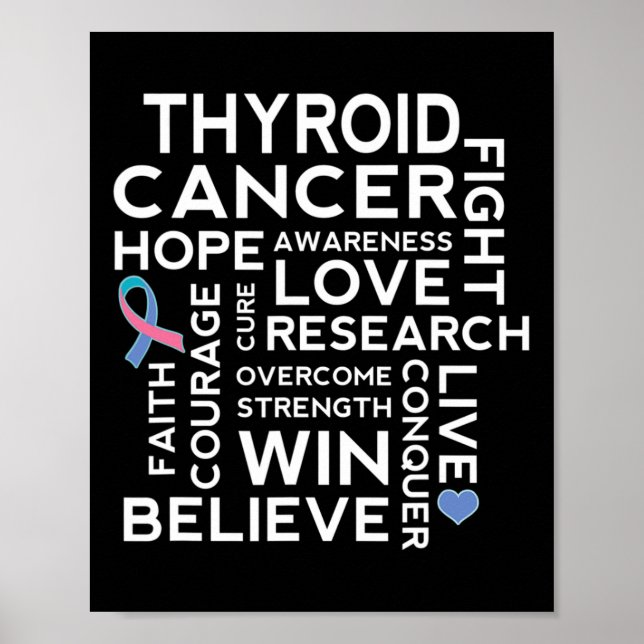 Poster Soutien à la marche de sensibilisation au cancer (Devant)