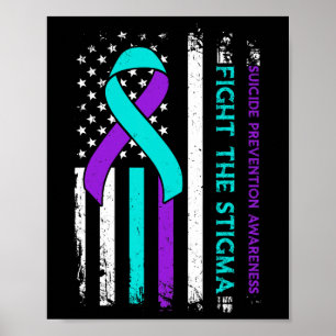 Poster Soutien à la prévention du suicide Lutte contre la