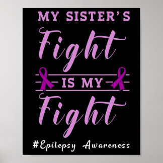 Poster Soutien à la sensibilisation à l'épilepsie