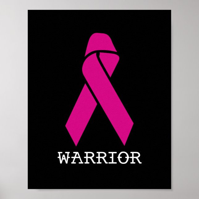 Poster Soutien à la sensibilisation au cancer du sein Rub (Devant)